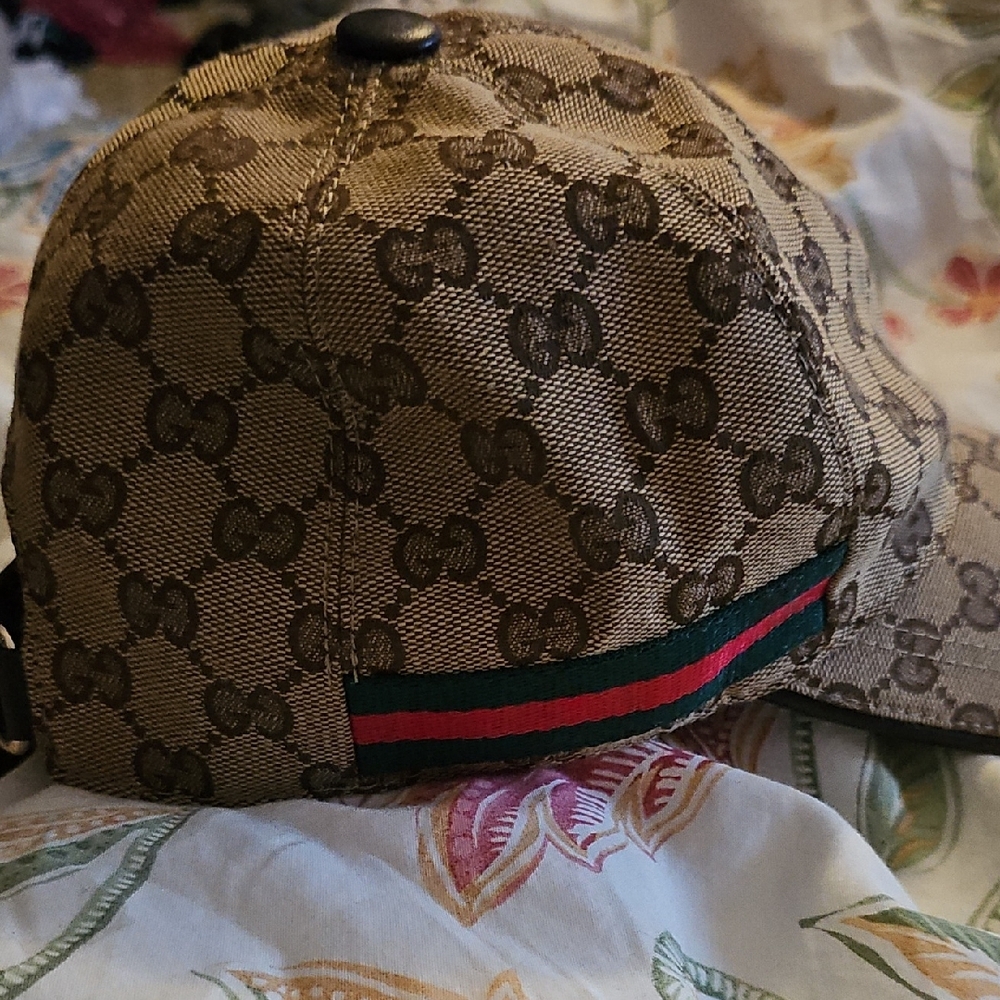 Brown Gucci Patterned Cap - image 4